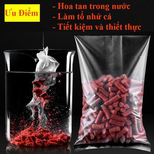 Túi Đựng Mồi Câu Cá Tự Hòa Tan Trong Nước (gồm 50 túi)