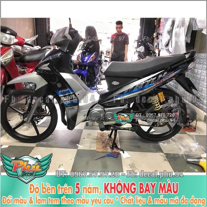 Tem rời Sirius Fi Crom Đen xanh  -1