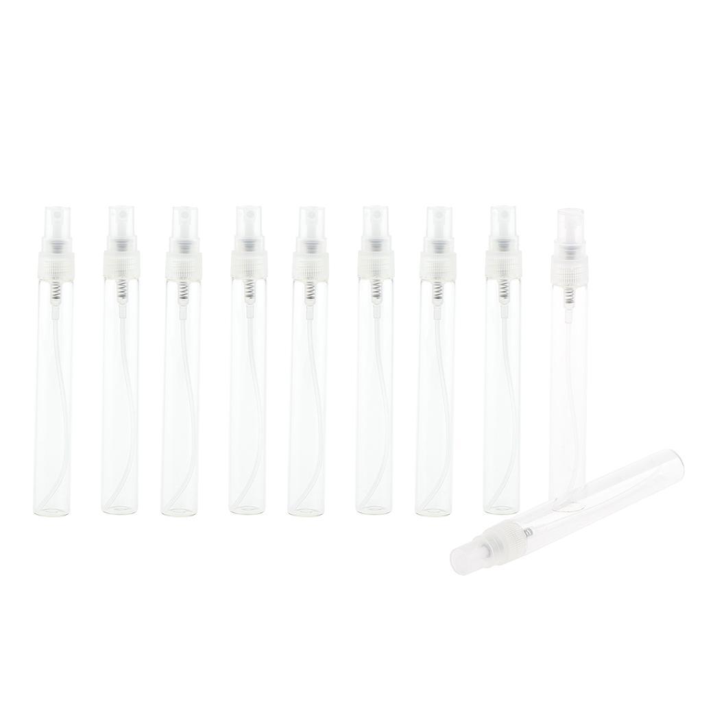 20pcs Clear Atomiser Glass Bottle Spray Refillable Fragrance Perfume Empty Scent