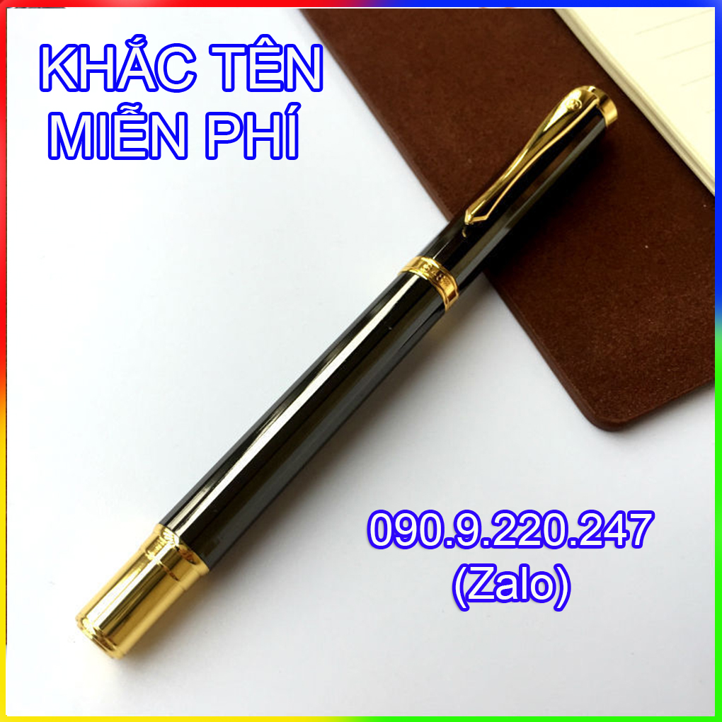 Bút Ký Tên Dạ Bi Kim Loại Phủ Sơn Bóng Cao Cấp B&J BJ002 dành cho doanh nhân, khẳng định đẳng cấp cá nhân, ngòi viết 0.5mm, thiết kế độc lạ
