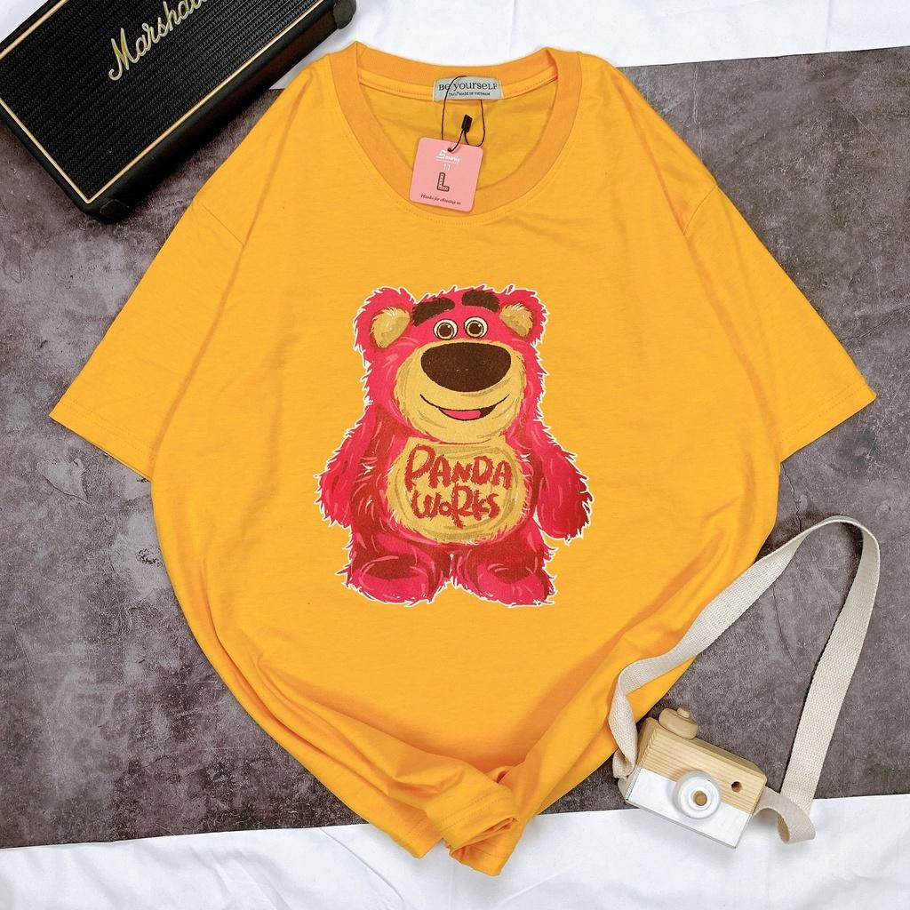 Áo thun tay ngắn Be Yourself unisex size M L XL - GẤU DÂU PANDA WORKS