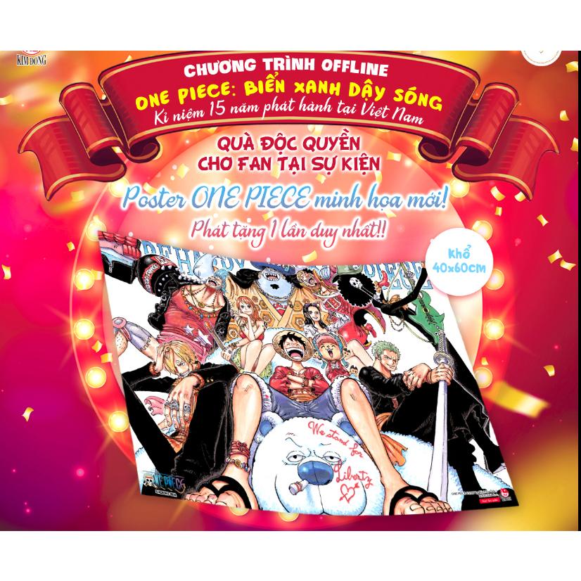 Poster kỉ niệm 15 năm Offline One Piece - NXB Kim Đồng