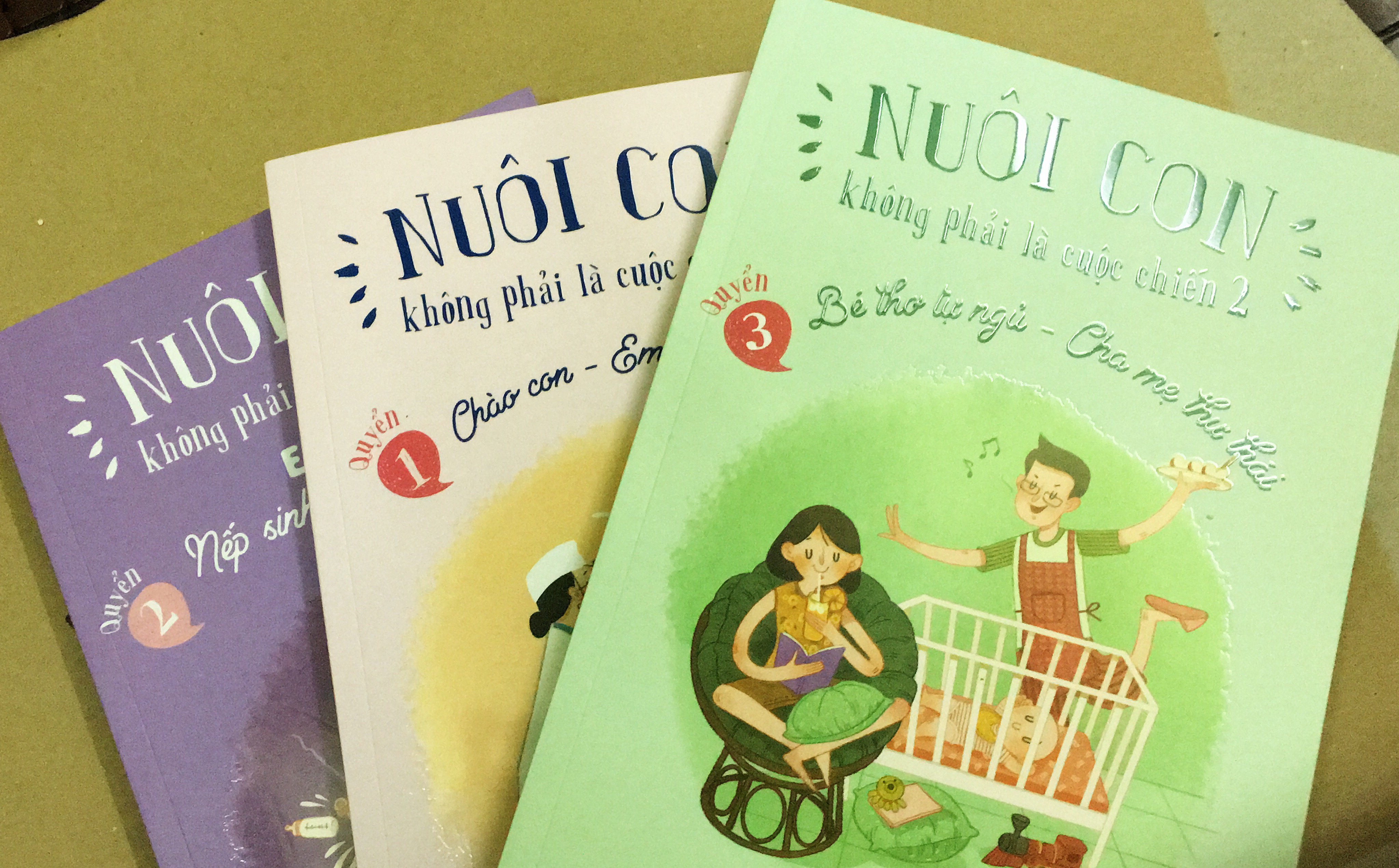 Combo nuôi con không phải cuộc chiến ( Tái bản 2019 ) quyển 1,2,3 ( trọn bộ 3 cuốn ) Tặng kèm 3 bookmark như hình ngẫu nhiên