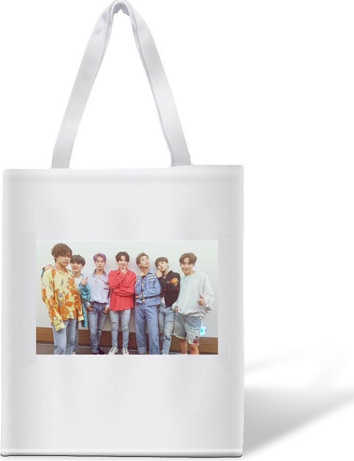 Túi tote vải in hình BTS Size 30*35 cm