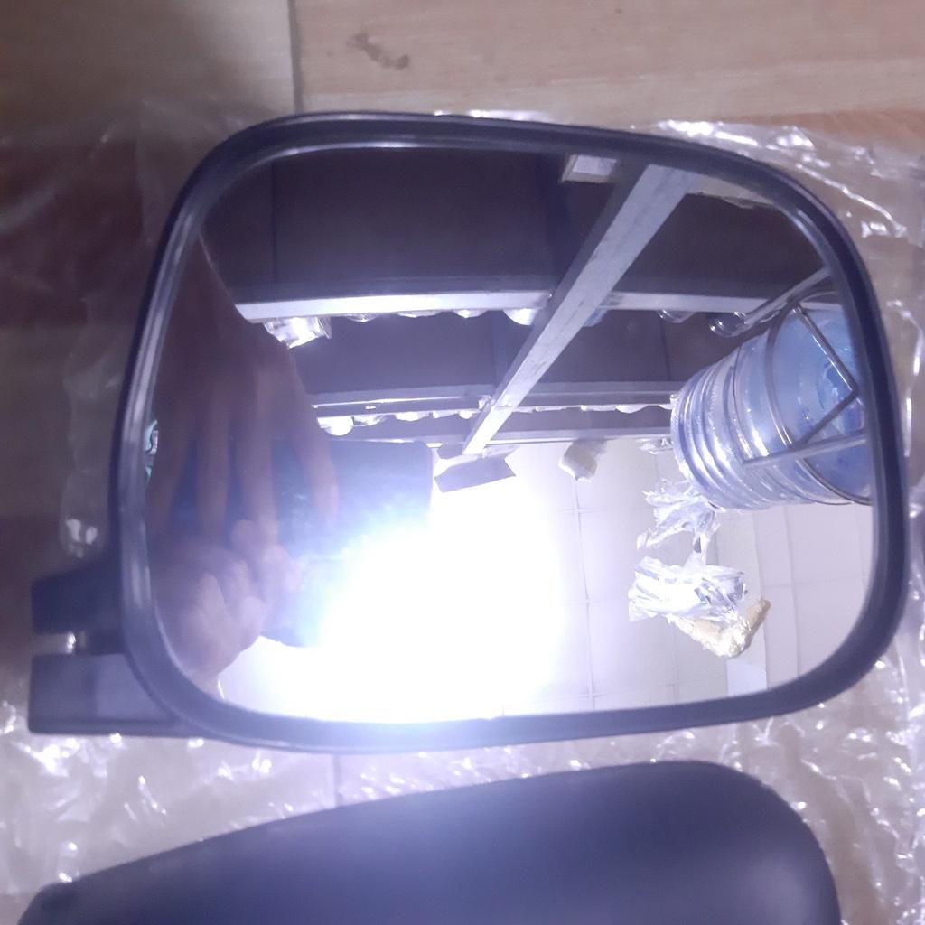 Gương chiếu hậu, gương lắp phía sau soi đuôi xe Toyota Hiace H100, H200, kích thước 210*154, đầu táo 21mm