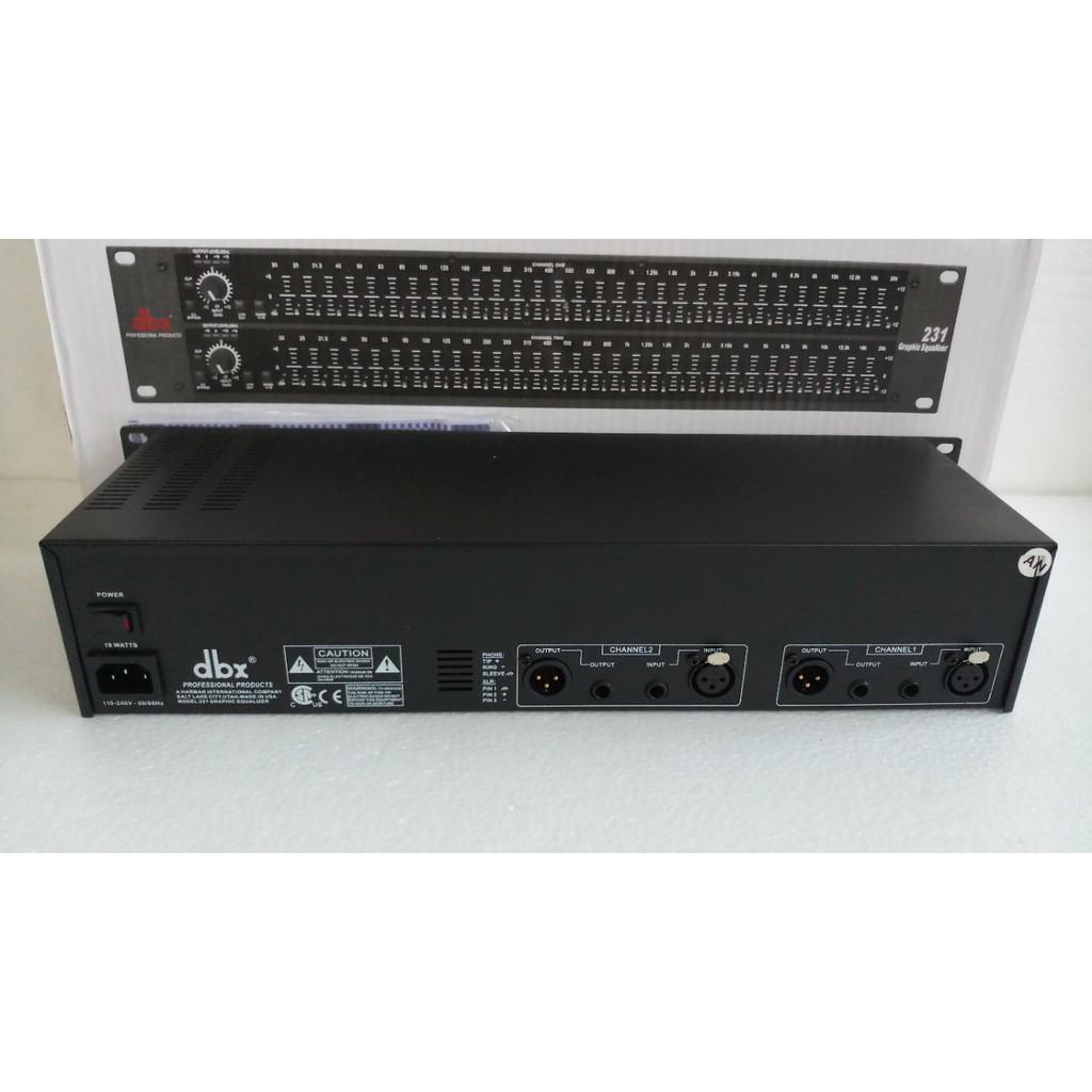 Lọc âm thanh dbx 231, thiết bị equalizer DBX