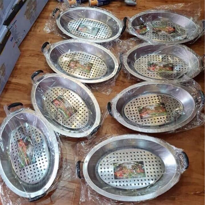 Khay om cá chép bằng inox HOTHIT