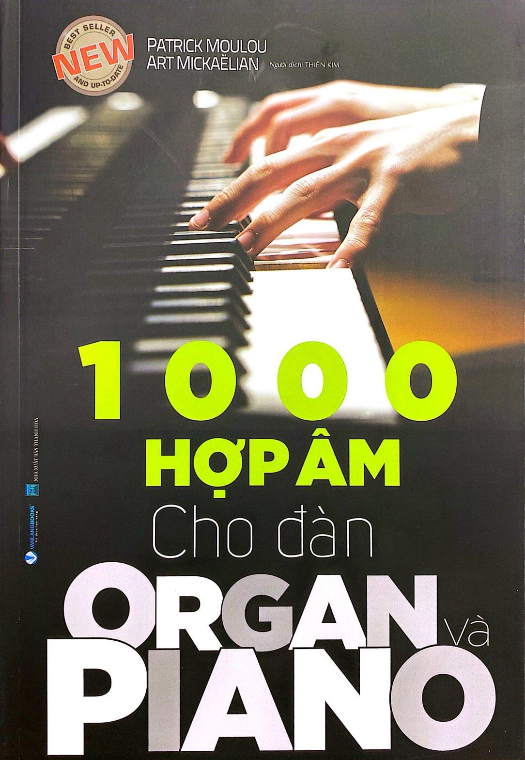 Sách - 1000 Hợp Âm Cho Đàn Organ Và Piano (Tái Bản 2024)