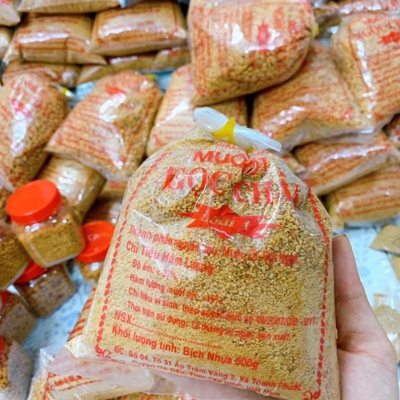 500G Muối Ớt Ngọc Châu Hàng loại 1 Cay Ngon - Muối Tôm Chay Tây Ninh