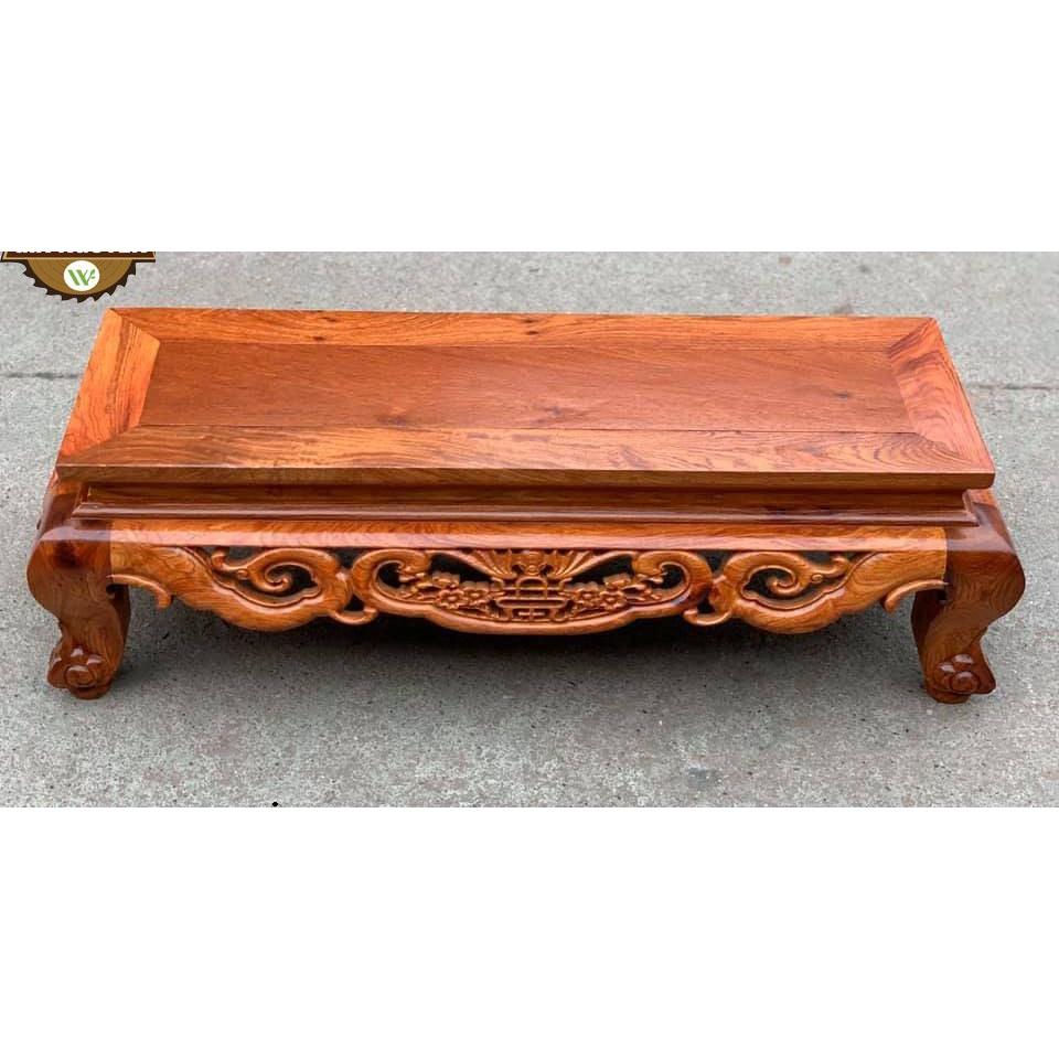 Bàn Osin Chiện Rơi Gỗ Hương, Bàn Trà Nhật, Bàn Cơm 50 x 80 x cao 21cm