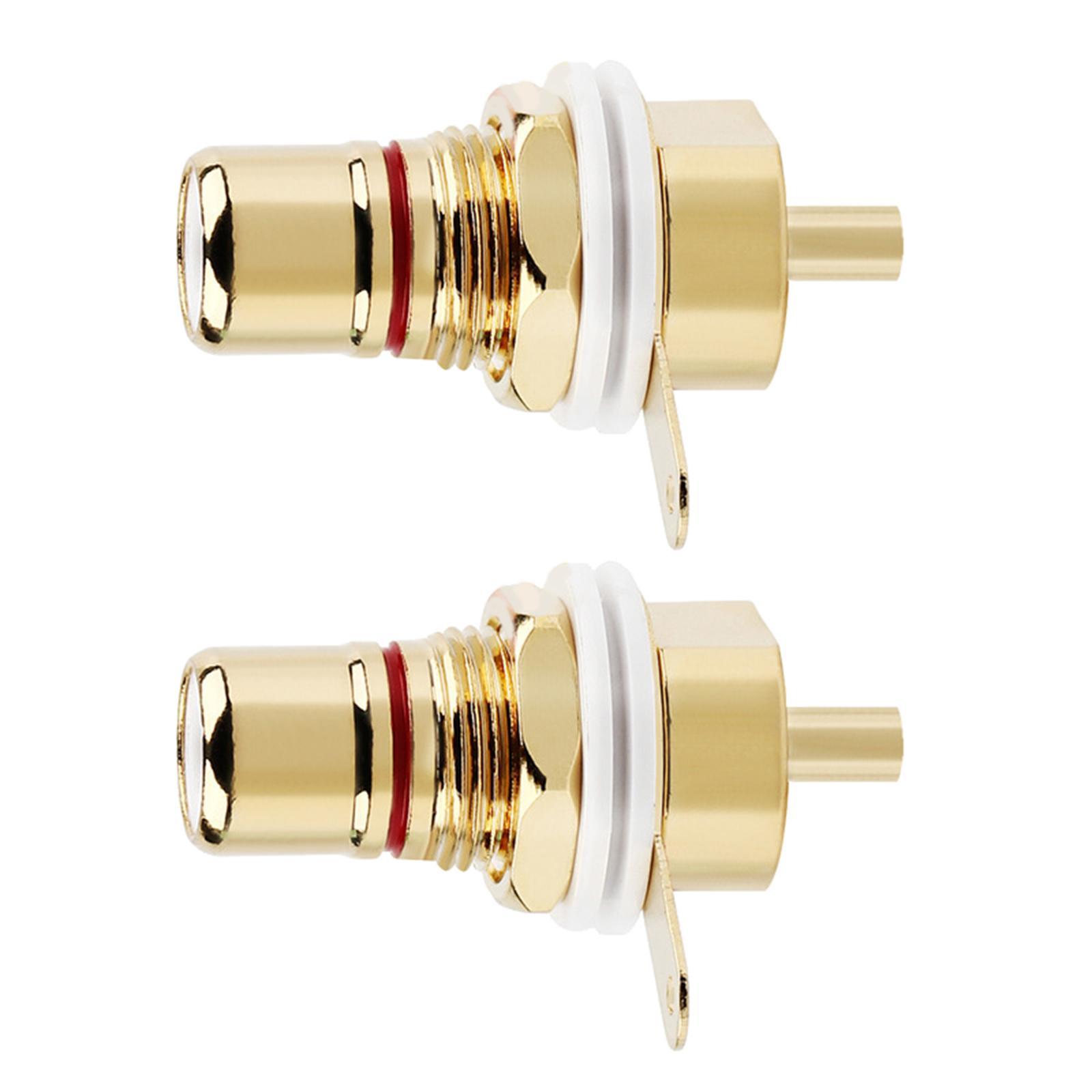 2Pcs 1 Female Socket Connectors Terminal Easy to Install for Computer