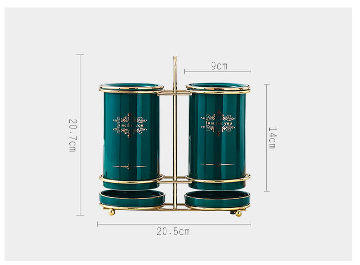 Hũ đựng đũa xanh cao cấp
