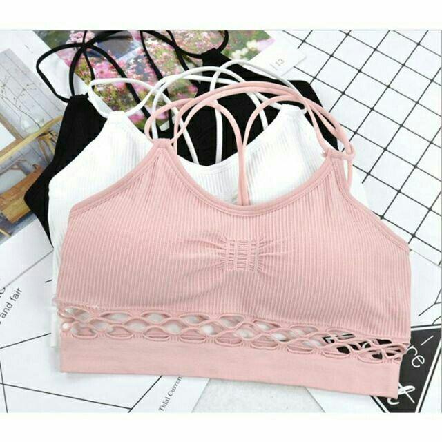 Áo bra gân dây, đơn 150k Free ship, hàng nội địa