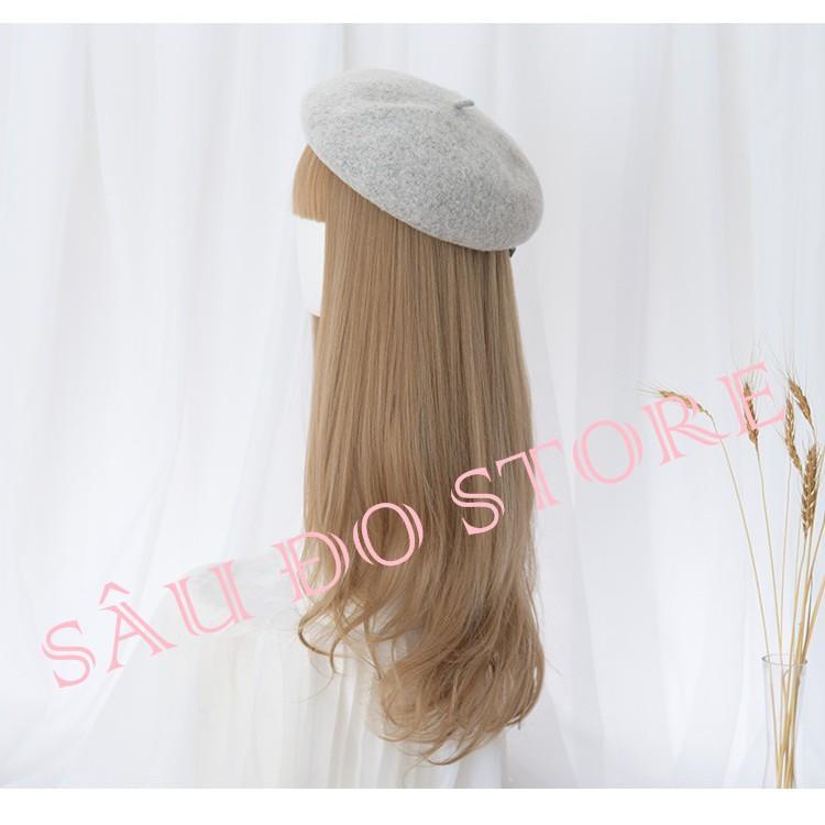TÓC BỘ LƯỚI HOA MÁI THƯA XOĂN DỢN ĐUÔI DÀI 65CM