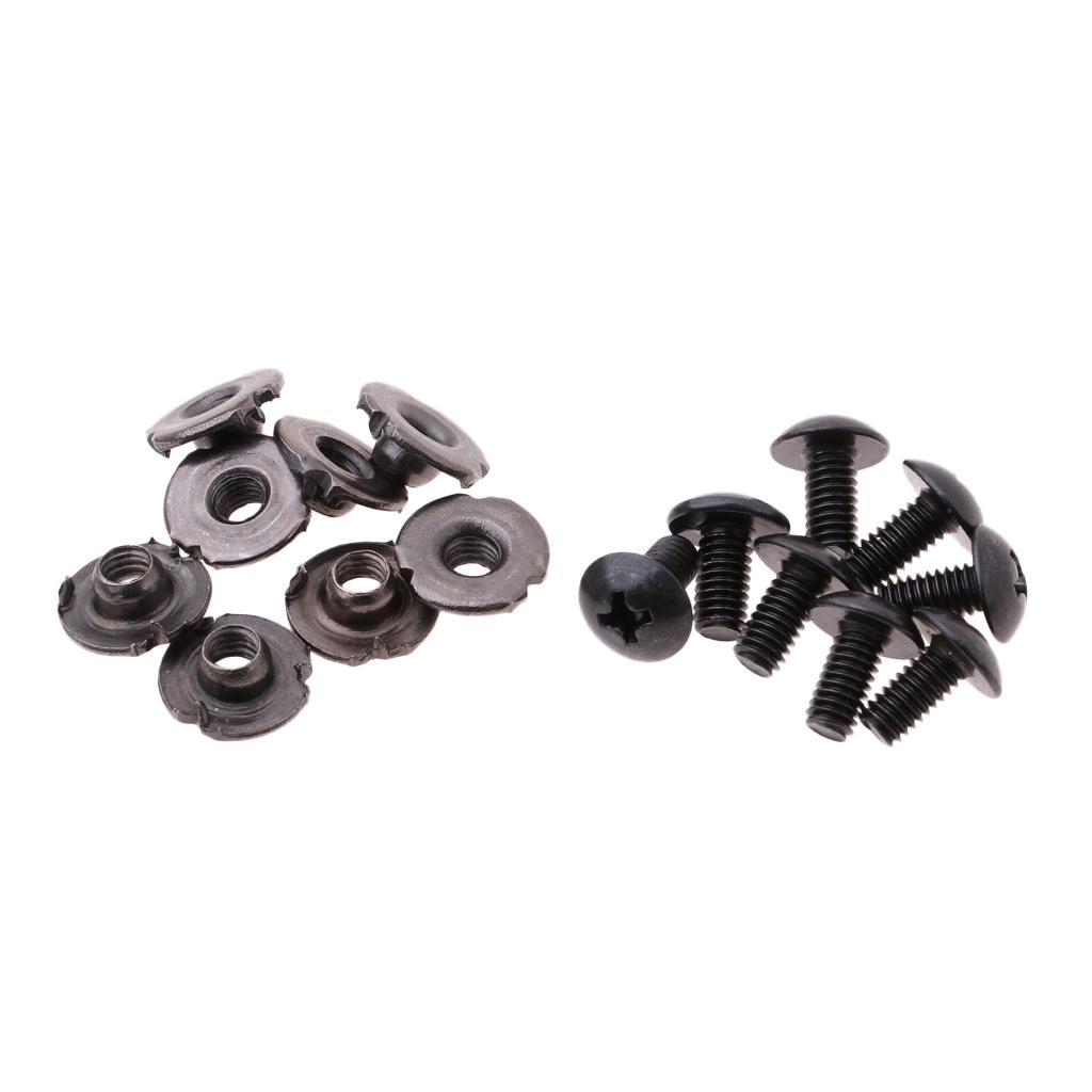 3-4pack 8 Pairs Roller Skates Buckle Replacement Inline Skates Screws Nut Bolts