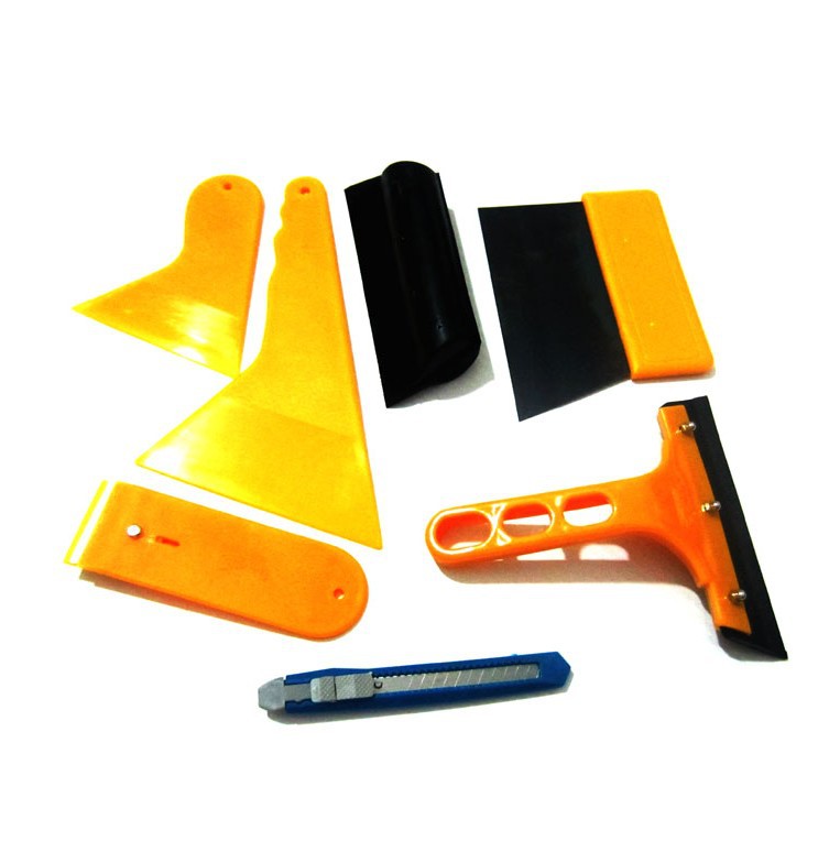 Bộ dụng cụ dán tem xe decal phim cách nhiệt cho xe hơi ô tô 7 chi tiết