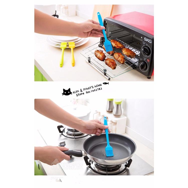 1pc Silicone Oil Brush BBQ Brush Kitchen Bakeware High Temperature Resistant Brush