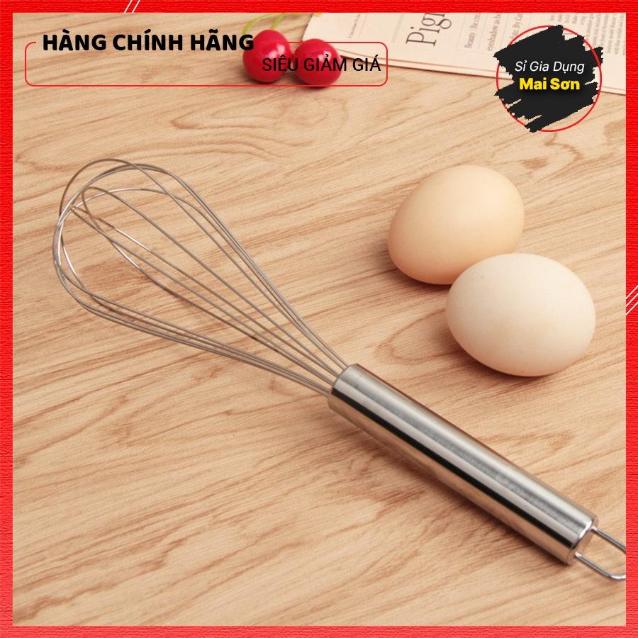 Cây Đánh Trứng Cầm Tay Đa Năng Chất Liệu Inox Không Gỉ Phới Lồng Đánh Trứng Khuấy Bột Hỗ Trợ Làm Bánh Kich Thước 22-29Cm