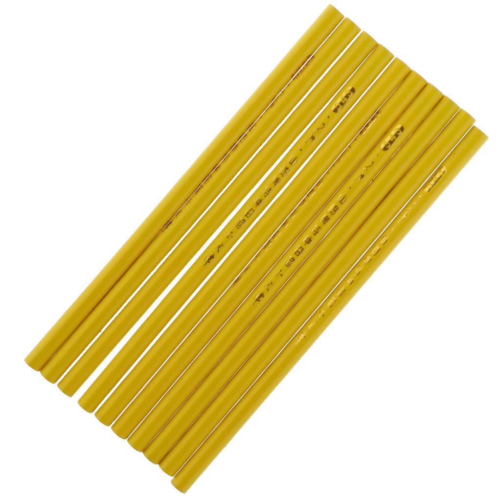 30x Professional Fabric Tailor Pencils Set Dressmaking White Yellow Black