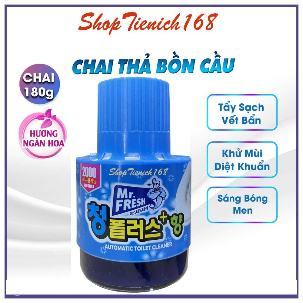[THƠM-SẠCH-DIỆT KHUẨN] Cốc tẩy bồn cầu, toilet Mr.Fresh 180g Nhiều Hương