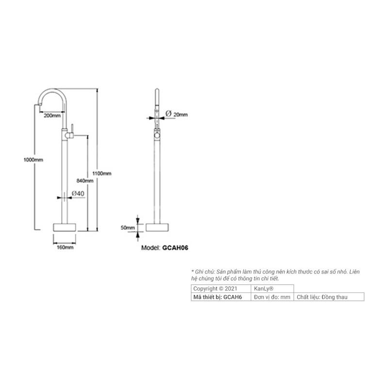 Sen tắm đặt sàn sen bồn tắm đồng thau cổ điển