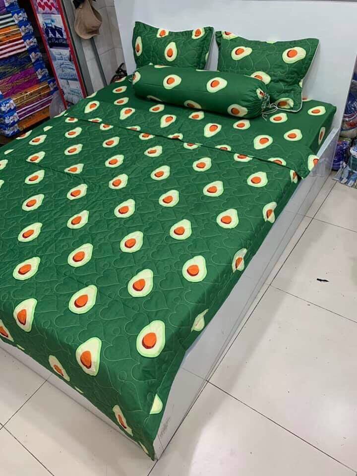 Bộ chăn ga vỏ gối 5 món 1m6x2m