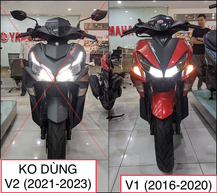 ỐP BẦU E DÙNG CHO ĐỜI XE NVX 2017 2018 2019 2020 - V1 CACBON