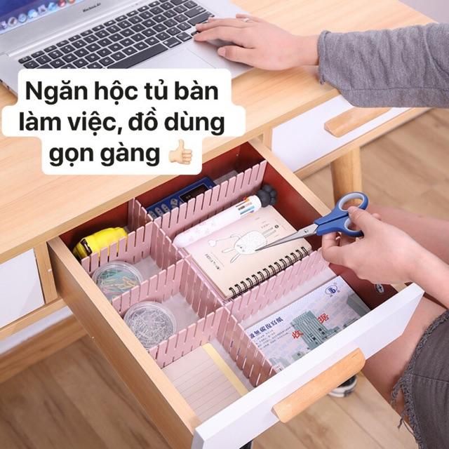 Set 4 miếng nhựa chia ngăn tủ tiện lợi