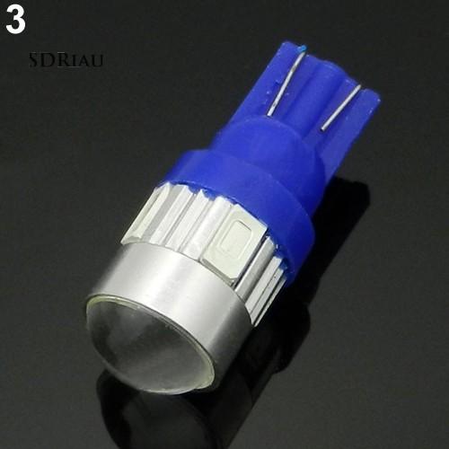 Set 2 bóng đèn Led chip T10 6 SMD 5630 gắn xe hơi chuyên dụng