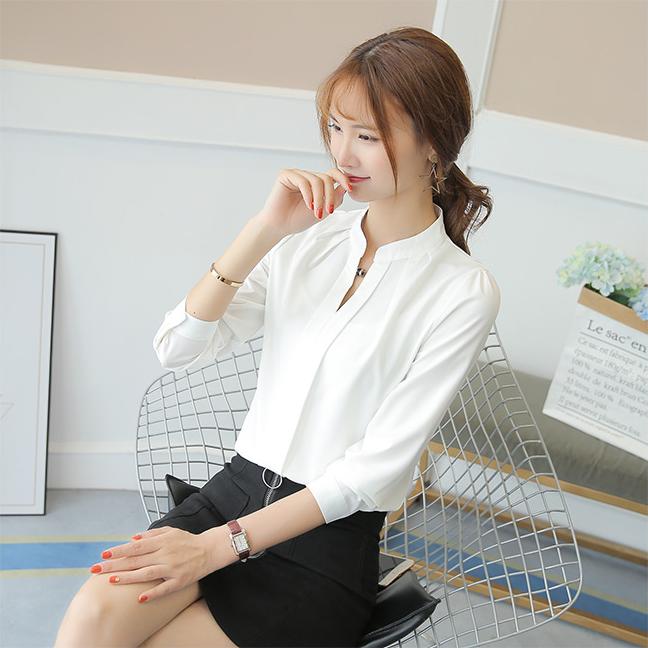 Sơ mi nữ chui đầu cổ trụ xinh xắn Dv08