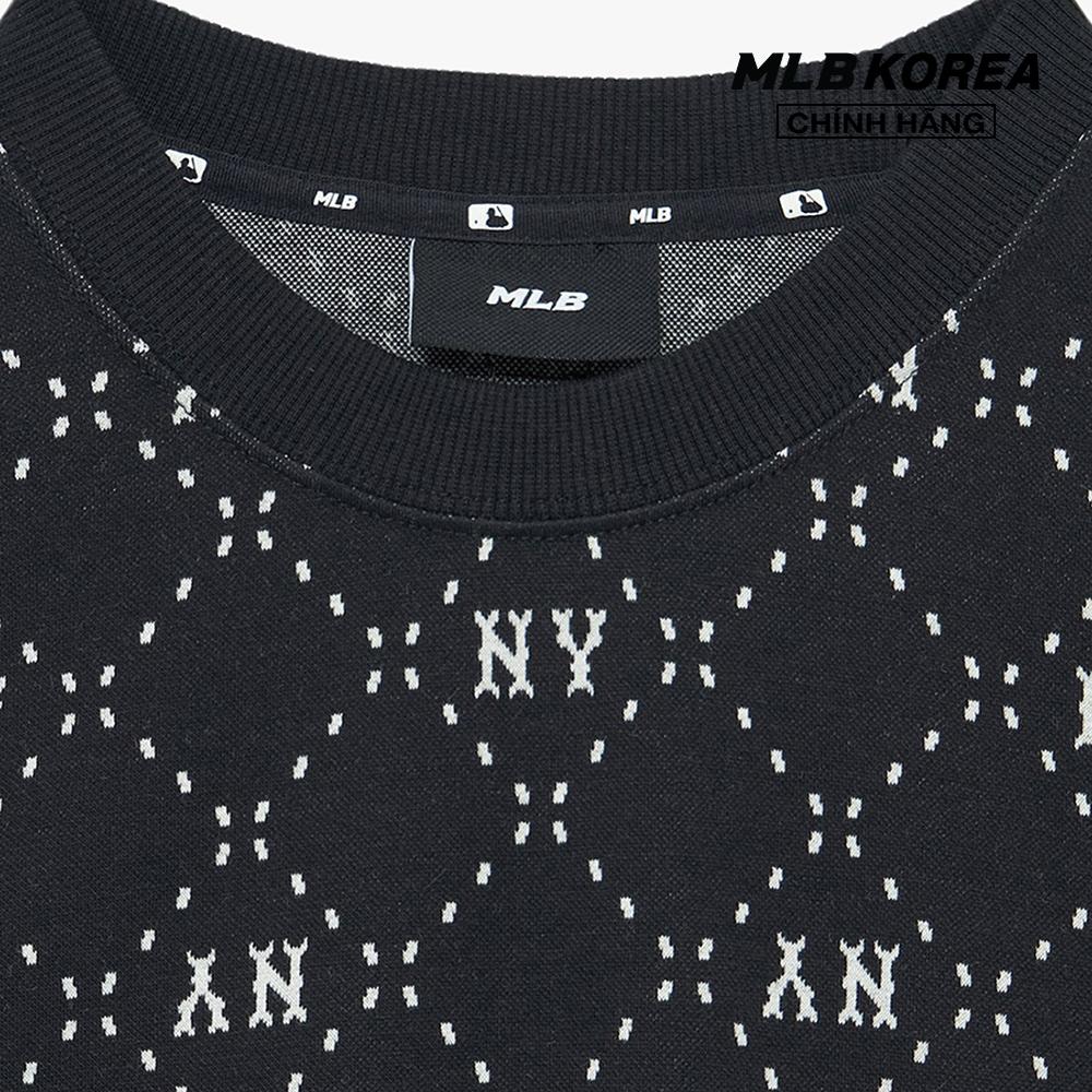 MLB - Áo sweatshirt unisex tay dài Dia Monogram 3AMTM0331-50BKS