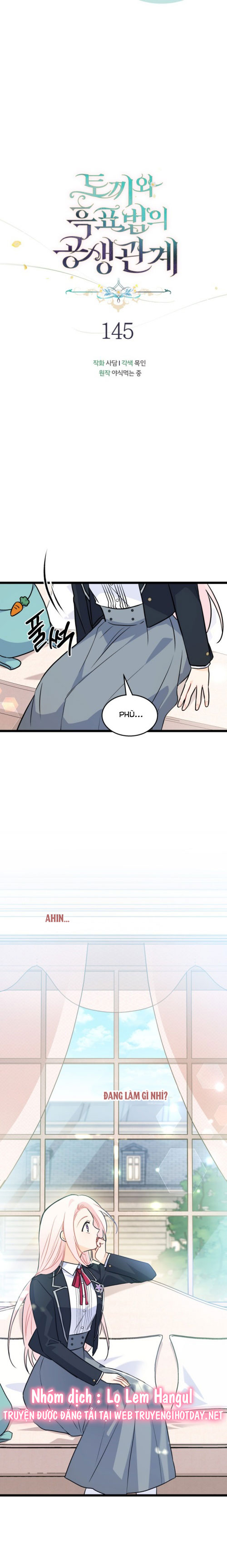 mối liên kết giữa báo đen và bé thỏ chapter 145 3