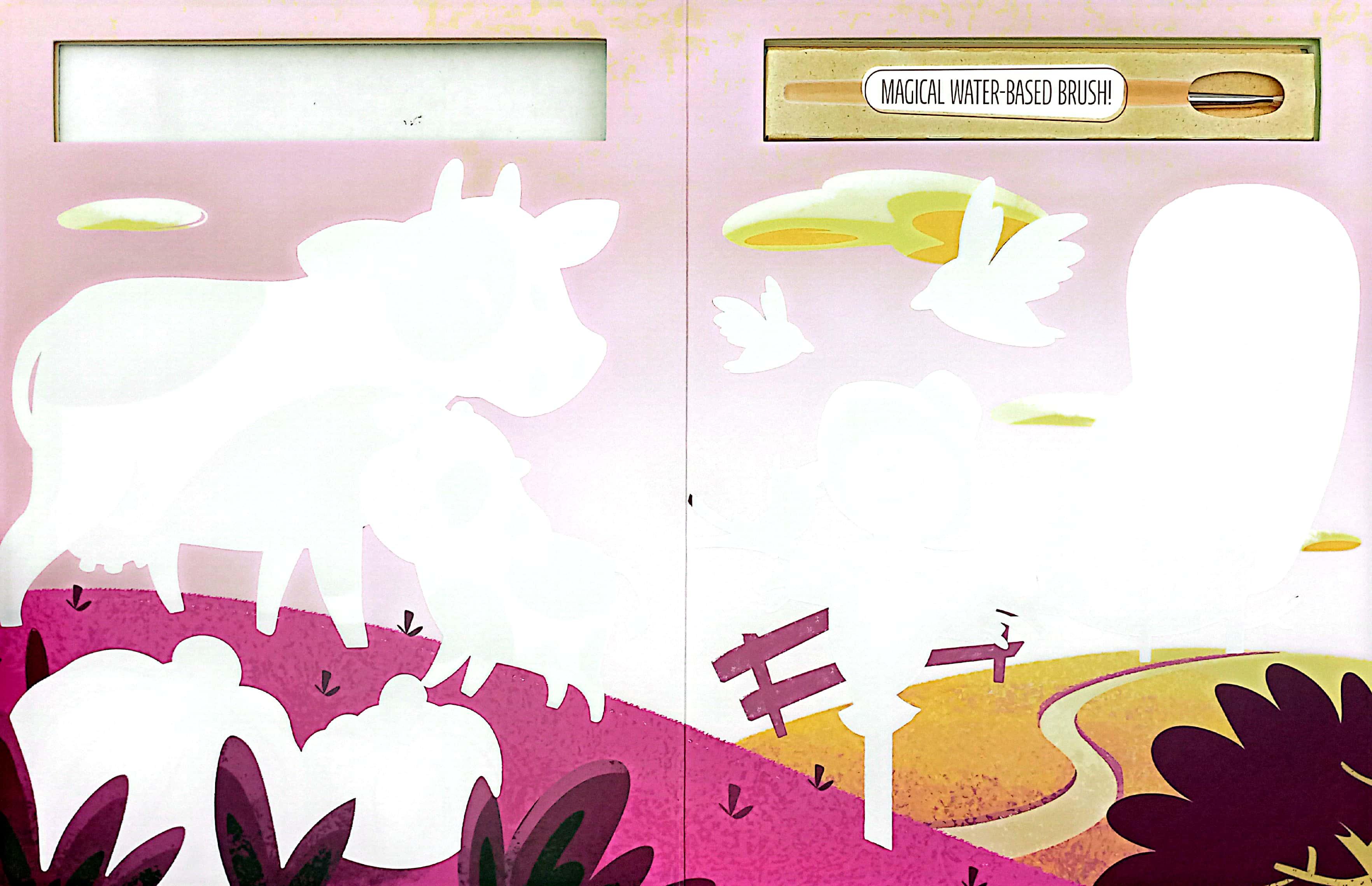 Sách ngoại văn: Magic Ink - A Free The Colours Brush Book - The Farm