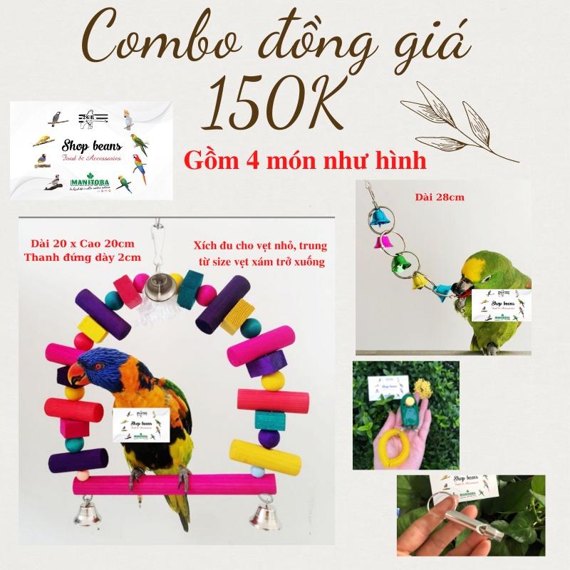 Combo đồng giá 150k đồ chơi cho vẹt