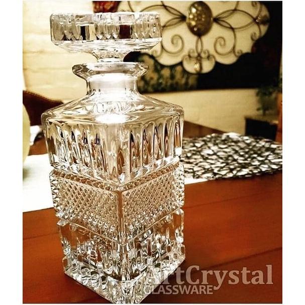 Bộ Bình Rượu Pha Lê Whisky Bohemia Madison, Bộ Bình Ly Thủy Tinh Cao Cấp, Trang Trí Bàn Tiệc, Nhập Tiệp