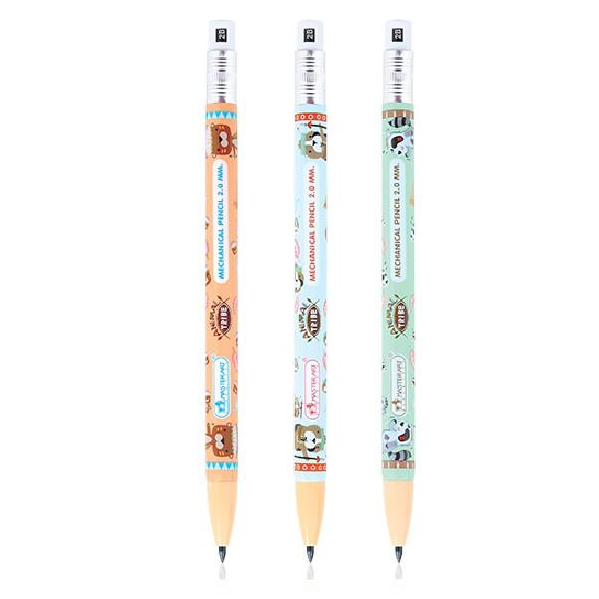 Bút chì kim bấm mechanical pencil 2.0mm 2B (Thái Lan)