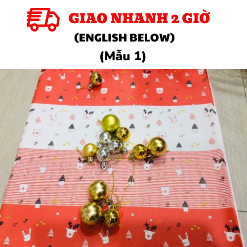 Giấy Gói Quà Giáng Sinh Nhiều Mẫu - Christmas Gift Wrap BBNE61