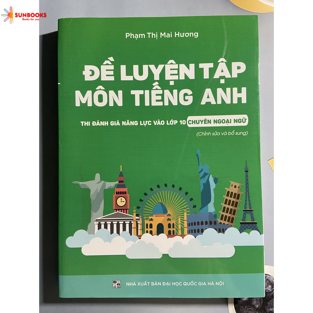 Sách - Đề luyện tập môn Tiếng Anh thi đánh giá năng lực vào lớp 10