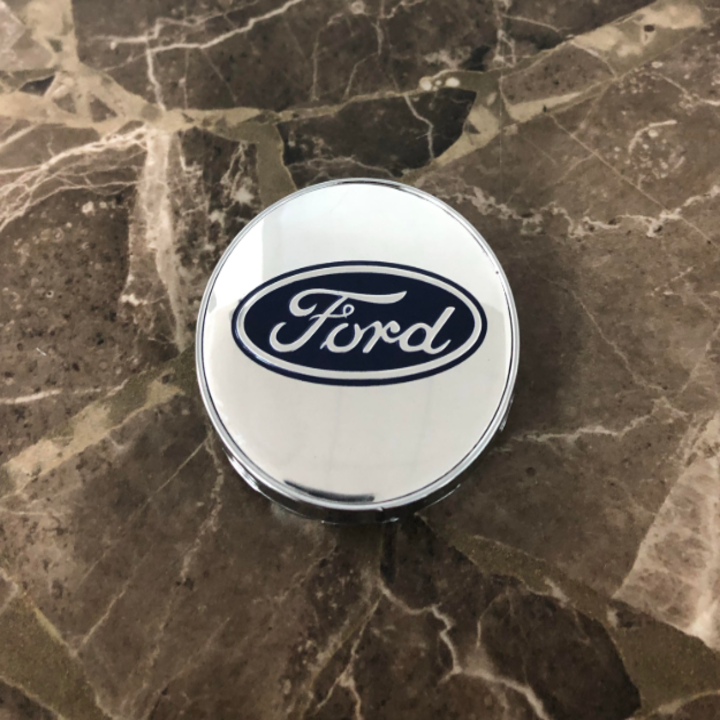 Logo chụp mâm bánh xe ô tô Ford đường kính 60mm