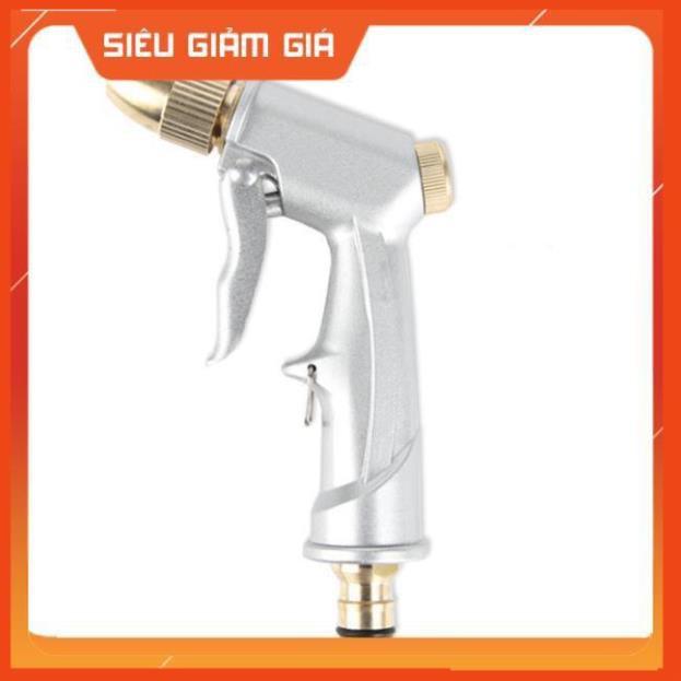 Bộ dây vòi xịt nước rửa xe,tưới cây .tăng áp 3 lần,loại 3m, 5m 206701 đầu đồng,cút đồng+ tặng móc khoá