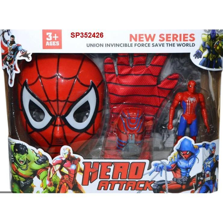 Hộp găng tay mặt nạ siêu nhân nhện , WL3019 - SP352426