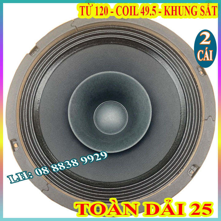 LOA BASS 25 TOÀN DẢI COIL 50 CAO CẤP GỒM CẢ BASS VÀ TREBLE CHÍNH HÃNG - GIÁ 1 CẶP