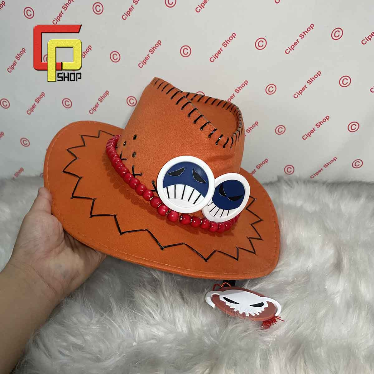 Mũ nón Cosplay Ace - Cosplay Đảo hải tặc - nón ace, mũ ace