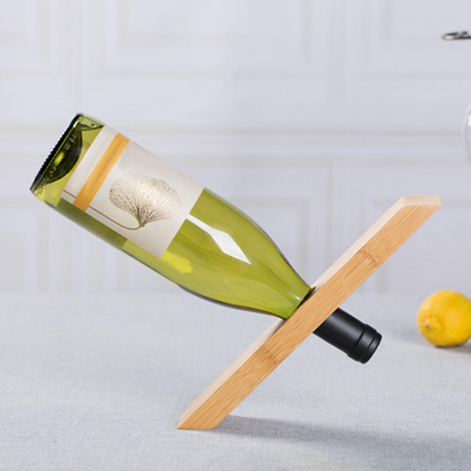 Bamboo Bottle Holder  Bottle Stand for   Family Cabinet