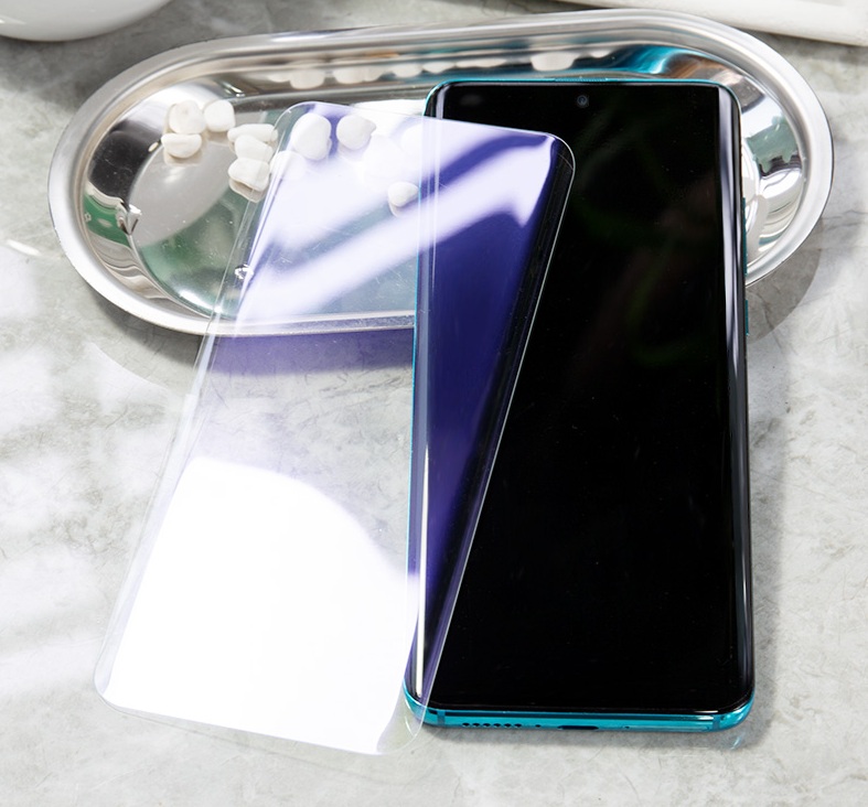 Tấm dán kính cường lực Full keo UV cho OPPO Reno 4 Pro