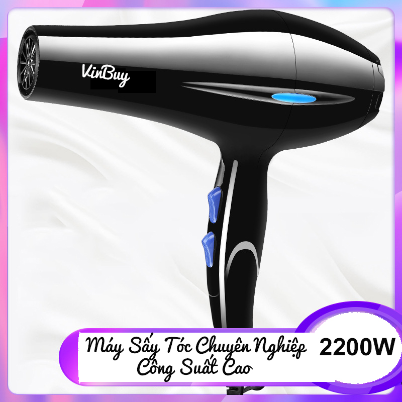 Máy Sấy Tóc Cao Cấp Công Suất Lớn 2200W Chuyên Dụng Cho Hair Salon - Máy Sấy Tóc Bổ Sung Ion Dưỡng Ẩm, Làm Mềm Mượt Tóc - Máy Sấy Tóc Cao Cấp Động Cơ Êm Ái, Ổn Định – Chính Hãng VinBuy