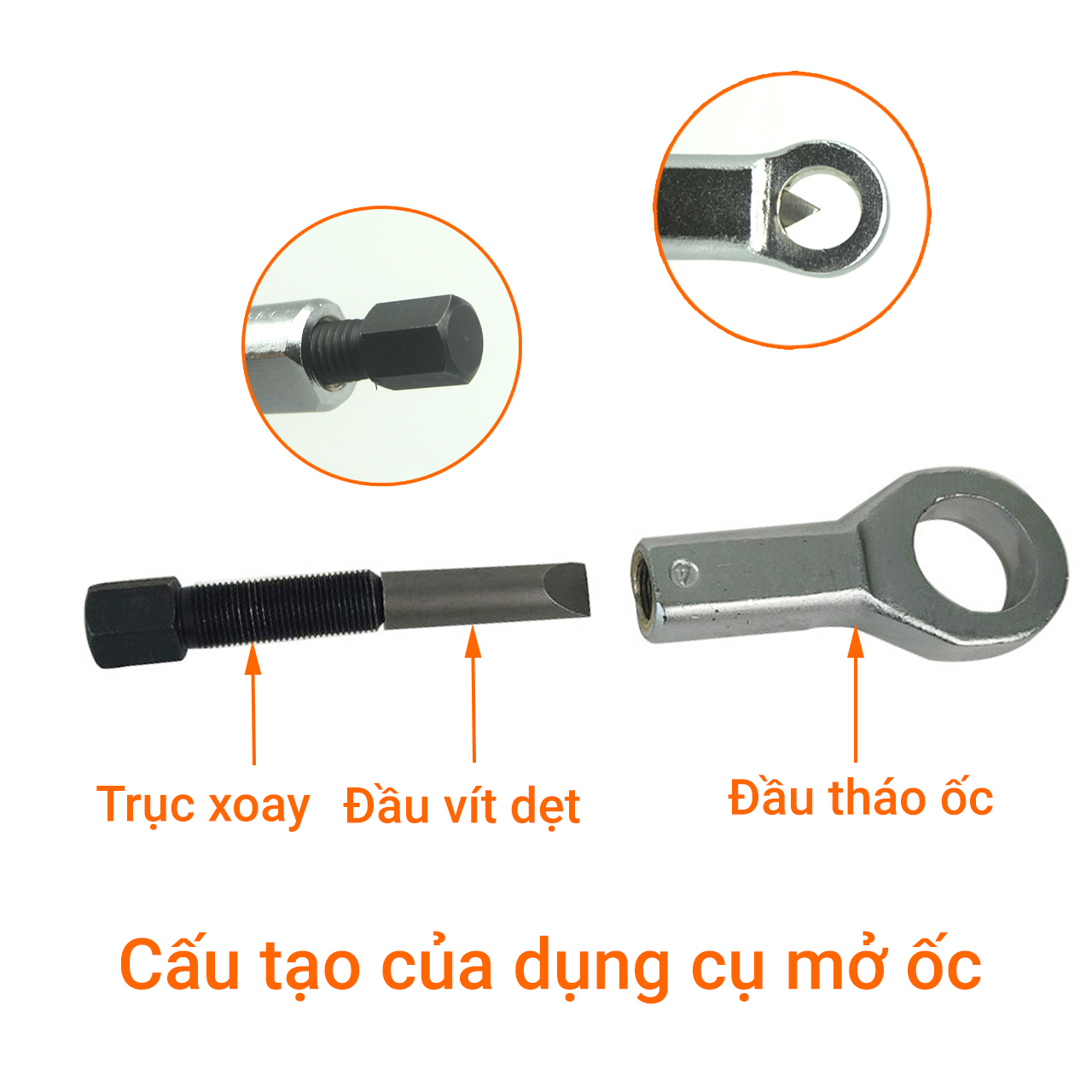 Dụng cụ cắt mở ốc vít rỉ sét 16-22mm