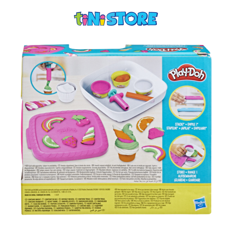 Bộ đồ chơi đất nặn kèm khuôn bánh Cupcakes Play-Doh