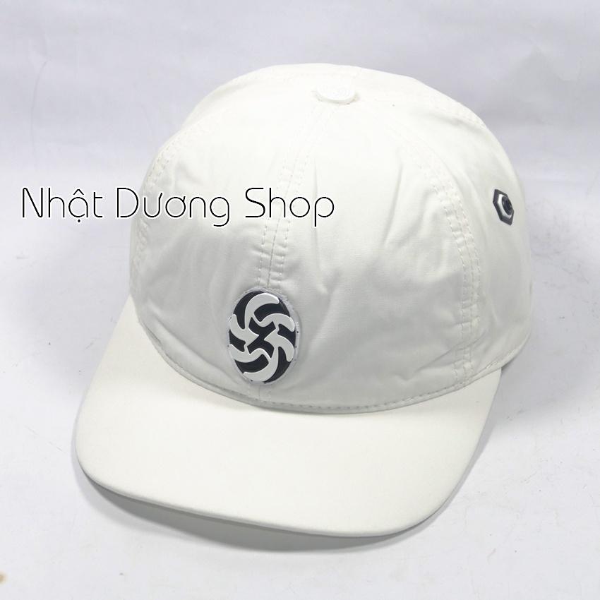 Nón kết cao cấp - Chất liệu vải kaki kết hợp với mặt da tròn họa tiết & chữ Z cùng với sò kiểu nổi bật