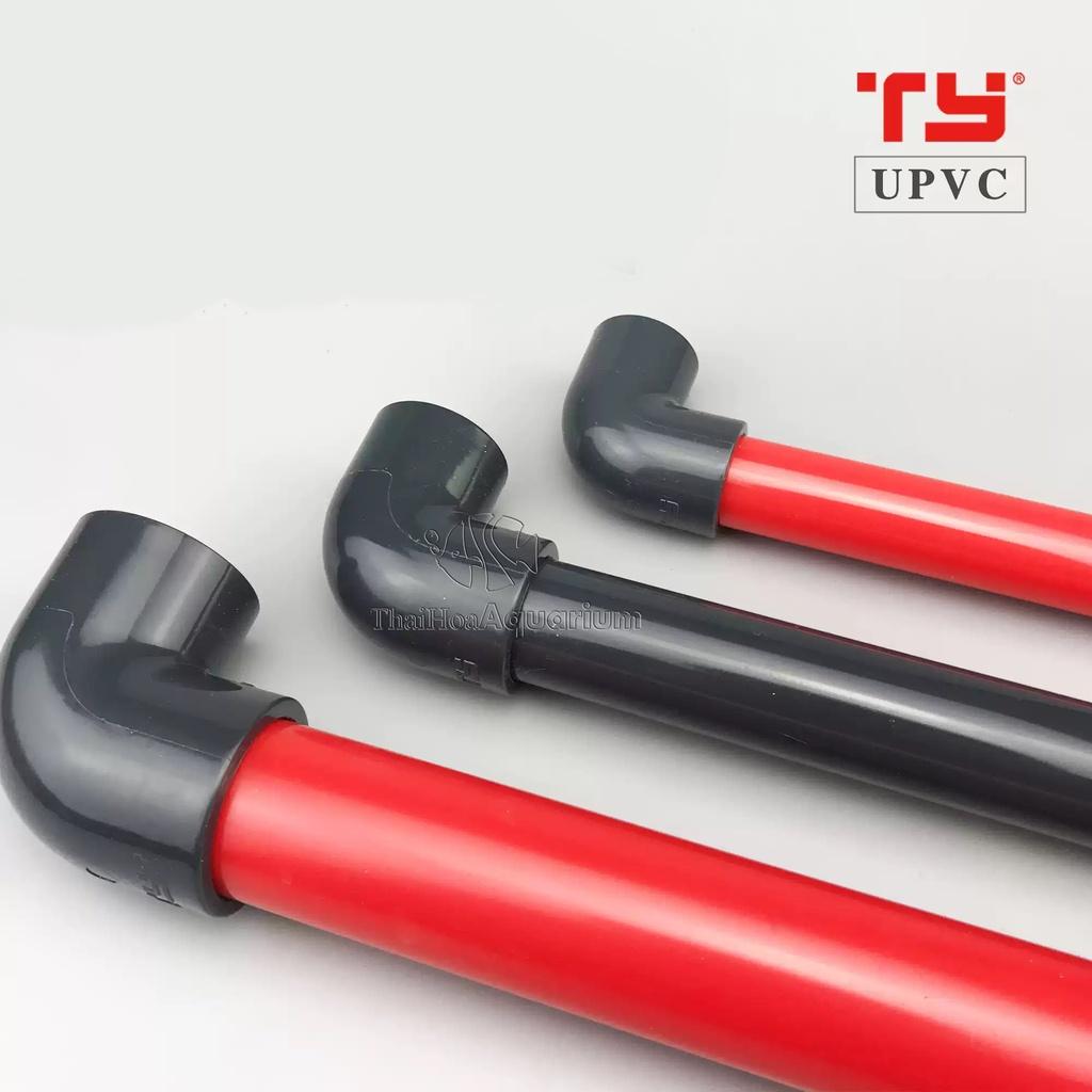 Cút vuông nhựa PVC nhãn hiệu TY dùng cho bể cá cảnh